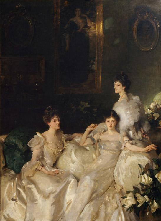 John Singer Sargent The Wyndham Sisters Lady Elcho,Mrs.Adeane,and Mrs.Tennanet (mk18) oil painting image